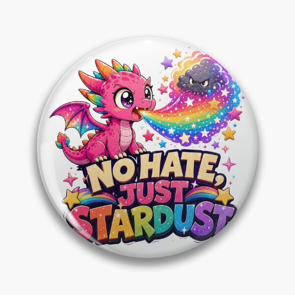 Item preview, No Hate, Just Stardust Rainbow Dragon designed and sold by StillWildink.