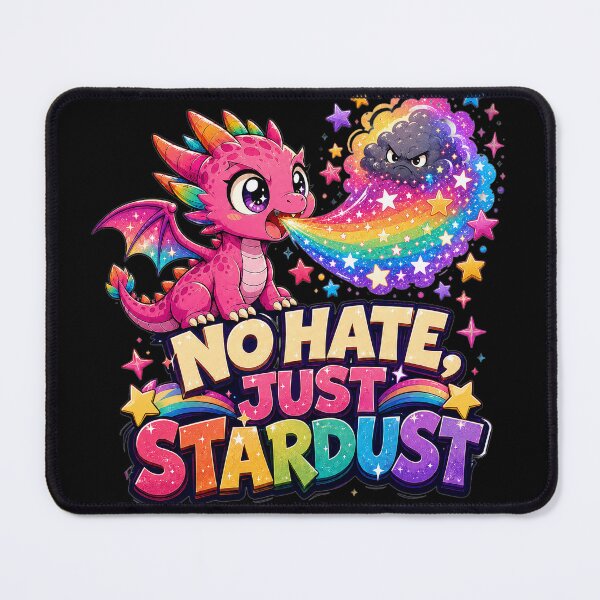 Item preview, No Hate, Just Stardust Rainbow Dragon designed and sold by StillWildink.