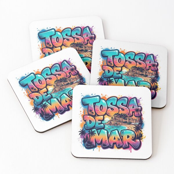 Item preview, Tossa De Mar Coastal Graffiti Sticker designed and sold by Imaginarium of Chaos falcon88 .