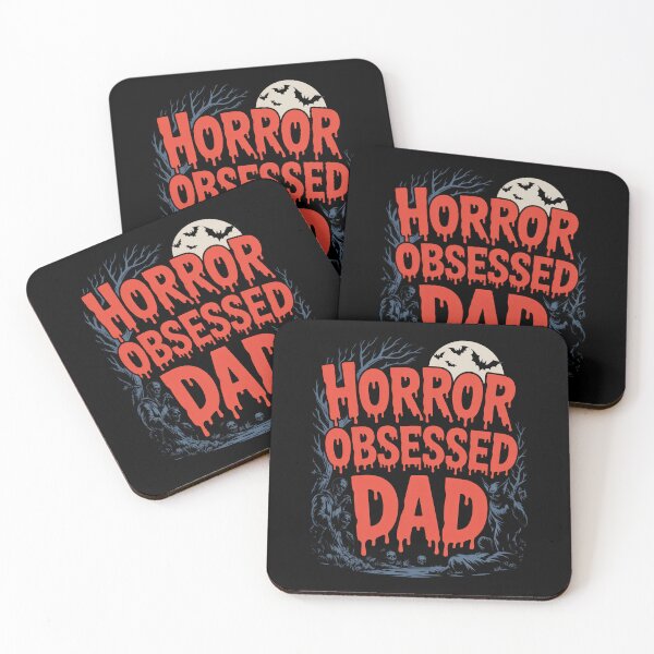 Item preview, Horror Obsessed Dad Gift for Fathers Day Scary Movie Dad designed and sold by Say It With Ink.