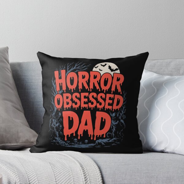 Item preview, Horror Obsessed Dad Gift for Fathers Day Scary Movie Dad designed and sold by Say It With Ink.