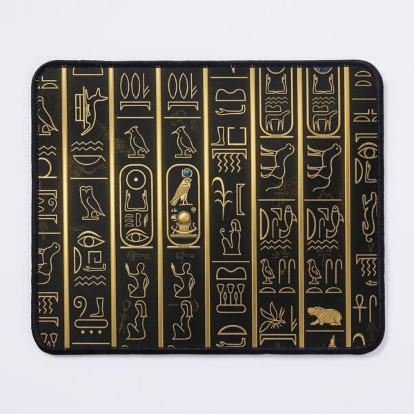 Item preview, Elegant Gold Hieroglyphics Pattern Ancient Egyptian Luxury Art designed and sold by Queen Cleopatra.