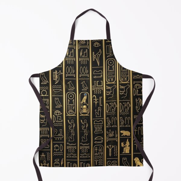 Item preview, Elegant Gold Hieroglyphics Pattern Ancient Egyptian Luxury Art designed and sold by Queen Cleopatra.
