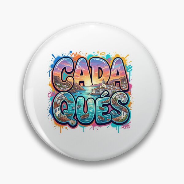 Item preview, Cadaques Harbor Graffiti Sticker designed and sold by Imaginarium of Chaos falcon88 .