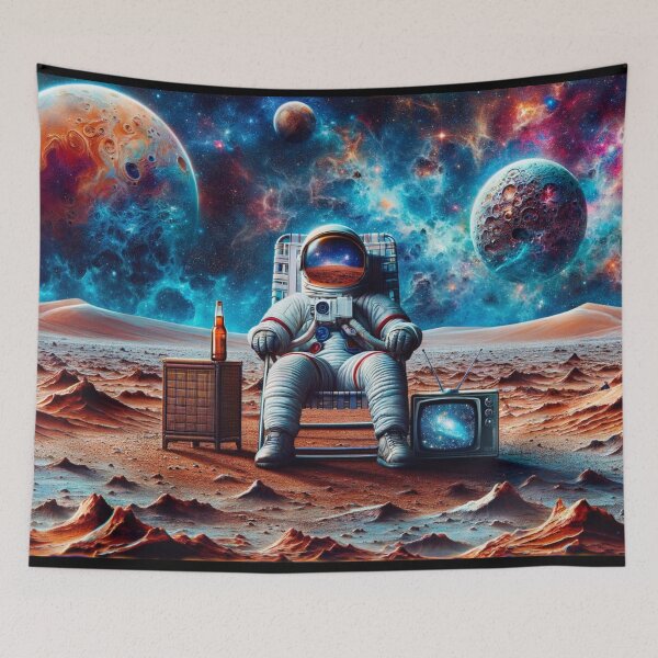 Item preview, Cosmic Astronaut Chill Surreal Space Art designed and sold by PlanetEye Designs.