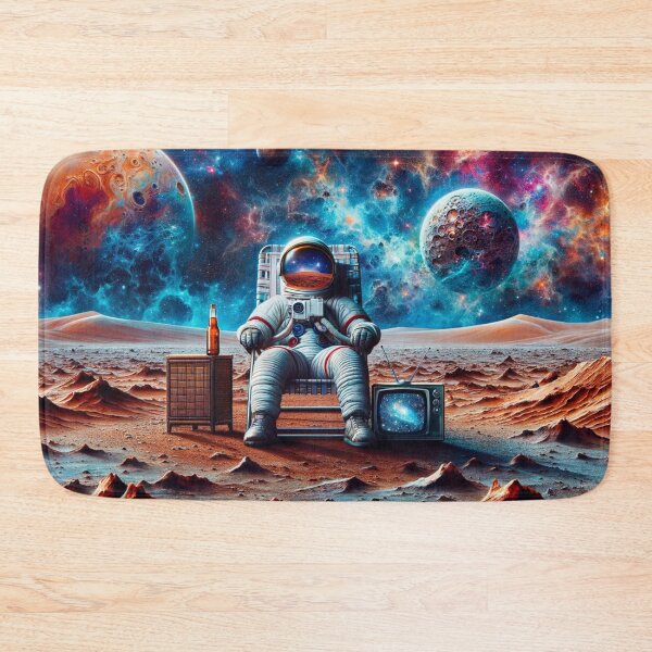 Item preview, Cosmic Astronaut Chill Surreal Space Art designed and sold by PlanetEye Designs.