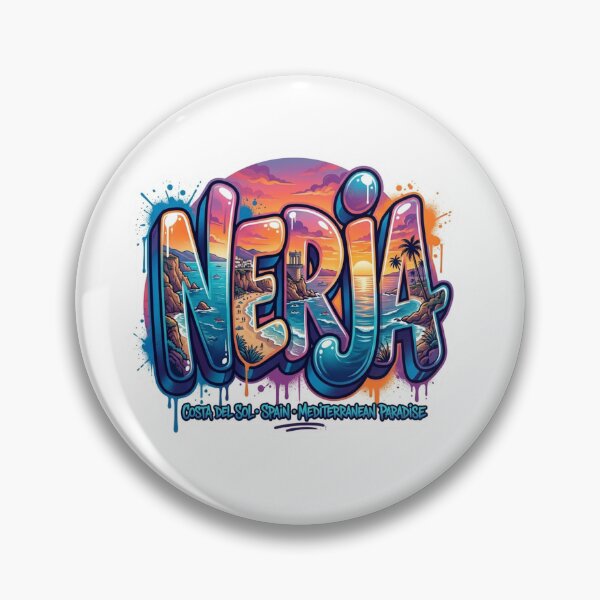 Item preview, Nerja Coastal Graffiti Sticker designed and sold by Imaginarium of Chaos falcon88 .