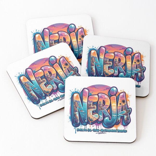 Item preview, Nerja Coastal Graffiti Sticker designed and sold by Imaginarium of Chaos falcon88 .