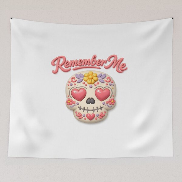 Item preview, Remember Me Floral Sugar Skull designed and sold by Dresut.