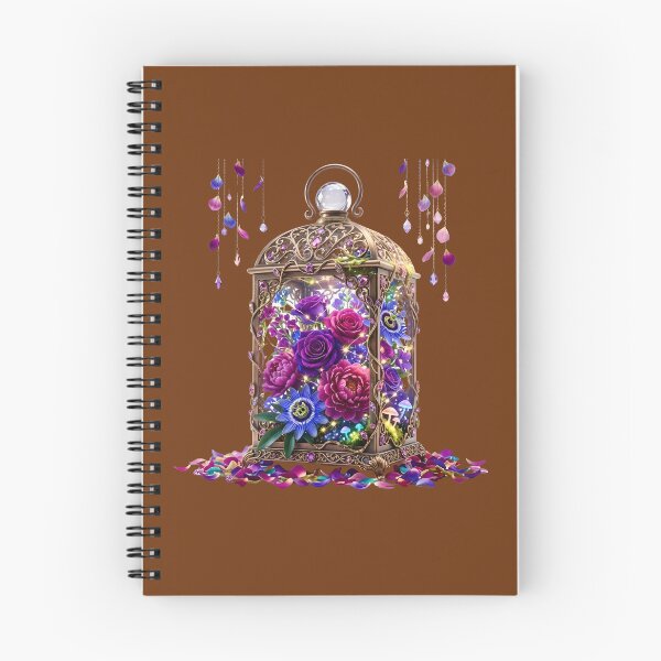 Item preview, Magical Lantern with Purple Roses and Hanging Crystals designed and sold by Utopian-Magic.