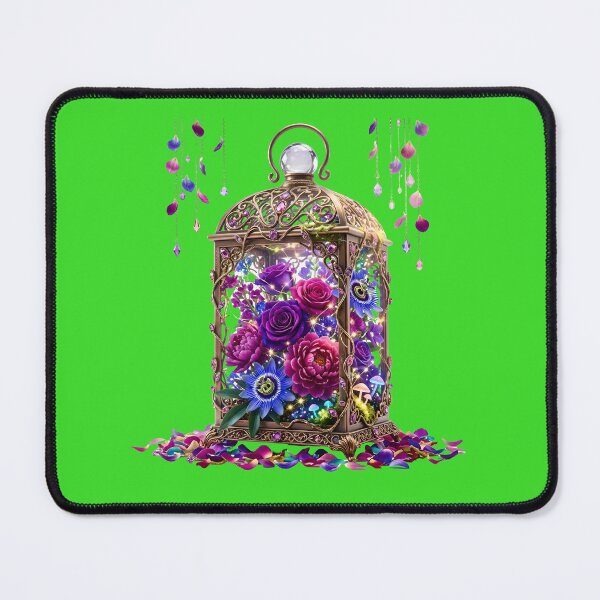 Item preview, Magical Lantern with Purple Roses and Hanging Crystals designed and sold by Utopian-Magic.