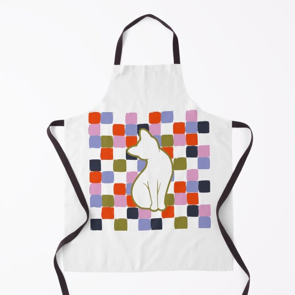 Item preview, Curious Cat in Colorful Tiles designed and sold by crittersitter.