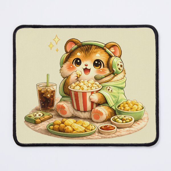 Item preview, Snack Time Football Hamster ?⚽ Cute Match Day Fan Design designed and sold by Pick'n Quick.