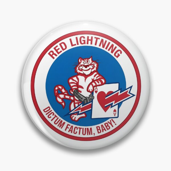 Item preview, US Navy VF-194 "Red Lightnings" Squadron Insignia   designed and sold by CharlieDesings.