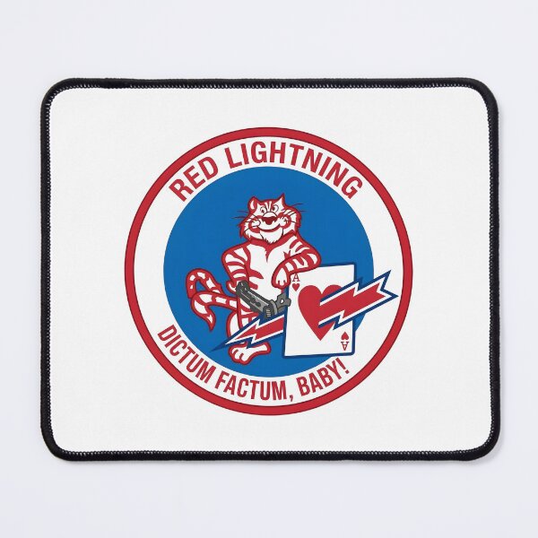 Item preview, US Navy VF-194 "Red Lightnings" Squadron Insignia   designed and sold by CharlieDesings.