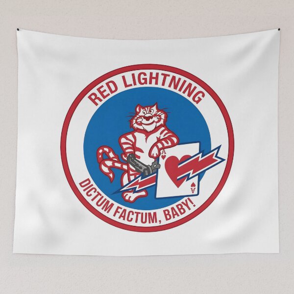 Item preview, US Navy VF-194 "Red Lightnings" Squadron Insignia   designed and sold by CharlieDesings.