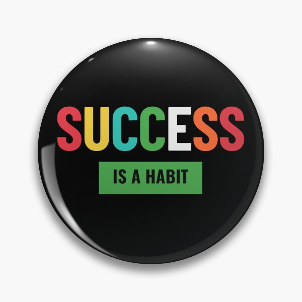 Item preview, Success Is A Habit | Motivational Typography Quote | Productivity & Self Improvement Art | Office & Classroom Decor designed and sold by No Excuses .