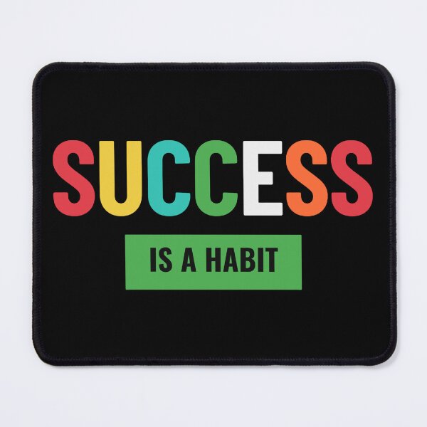 Item preview, Success Is A Habit | Motivational Typography Quote | Productivity & Self Improvement Art | Office & Classroom Decor designed and sold by No Excuses .