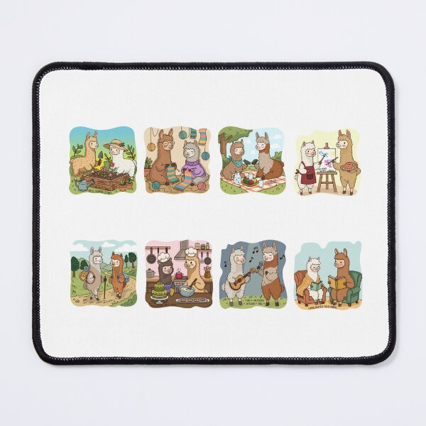 Item preview, Alpaca & Llama Sticker Collection Set designed and sold by WillowerStudio.