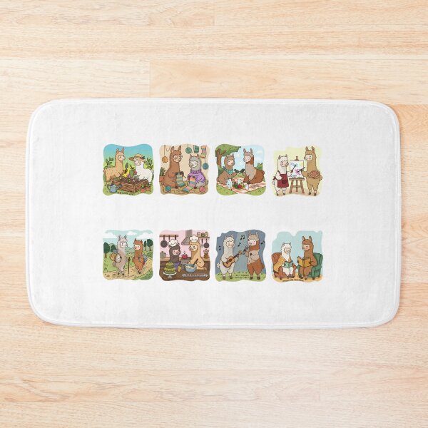 Item preview, Alpaca & Llama Sticker Collection Set designed and sold by WillowerStudio.