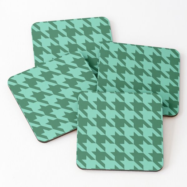 Item preview, Houndstooth // Emerald designed and sold by House of KE Designs.