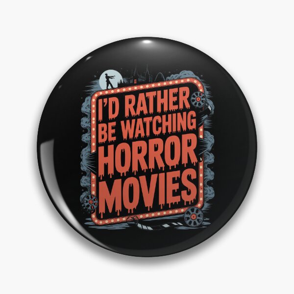 Item preview, I'd Rather Be Watching Horror Movies Gift for Horror Fan designed and sold by Say It With Ink.