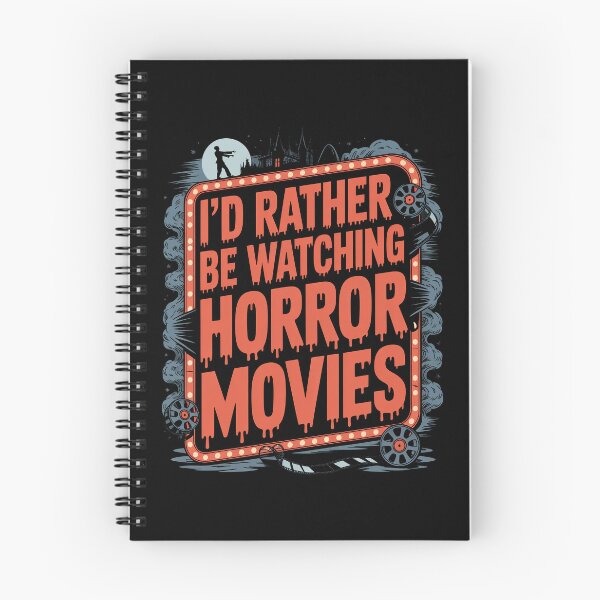 Item preview, I'd Rather Be Watching Horror Movies Gift for Horror Fan designed and sold by Say It With Ink.