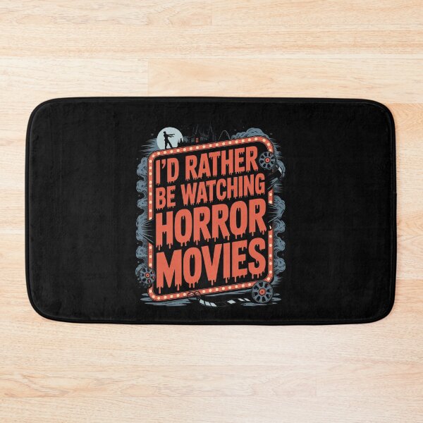 Item preview, I'd Rather Be Watching Horror Movies Gift for Horror Fan designed and sold by Say It With Ink.