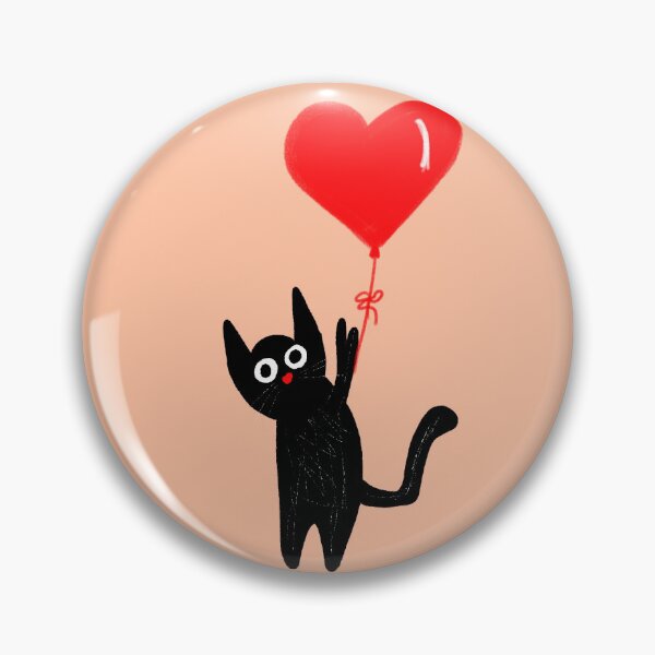 Item preview, Cat with balloon designed and sold by Kasia1987t.