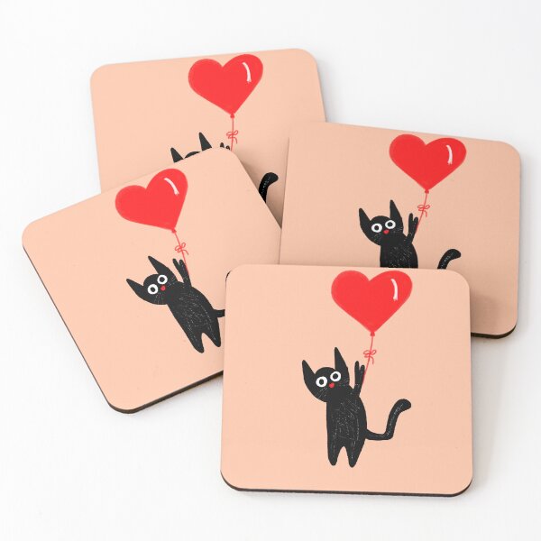 Item preview, Cat with balloon designed and sold by Kasia1987t.