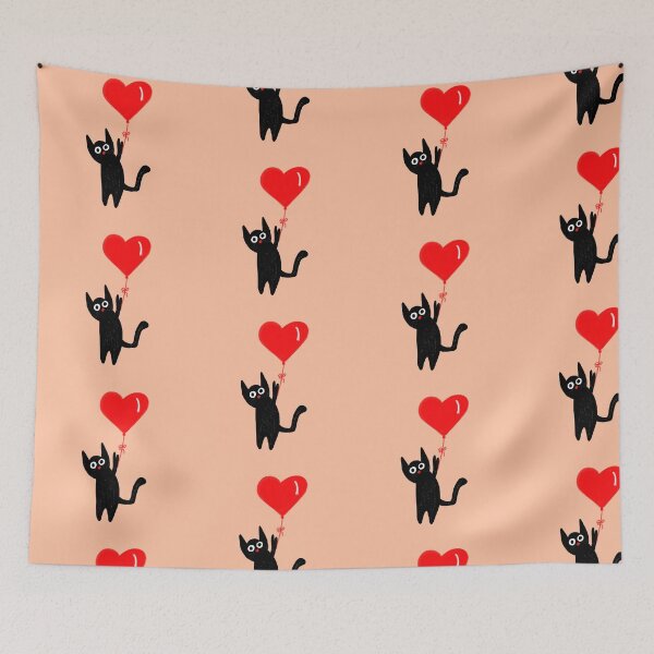 Item preview, Cat with balloon designed and sold by Kasia1987t.