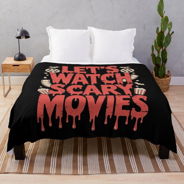 Item preview, Let's Watch Scary Movies Gift for Horror Fan Movie Night designed and sold by Say It With Ink.