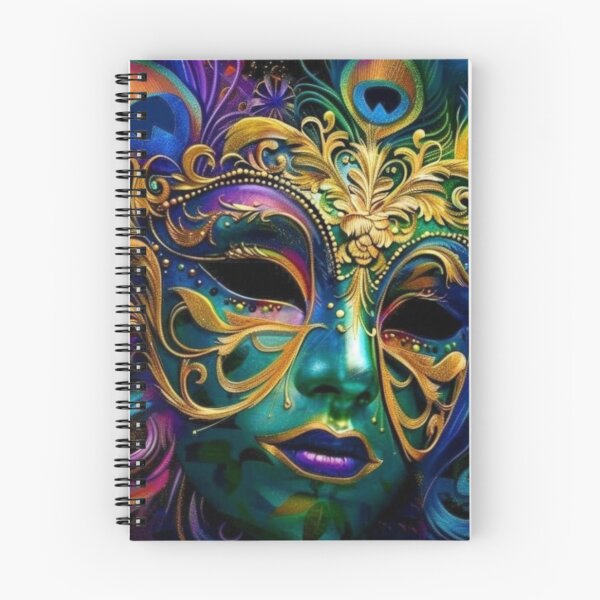 Item preview, Mardi Gras Mask Wall Art | New Orleans Carnival Decor Print designed and sold by GSizzle1.