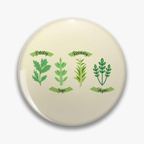 Item preview, Parsley Sage Rosemary Thyme Herb Garden Design | Cottagecore Kitchen Art designed and sold by Sachie's Studio.