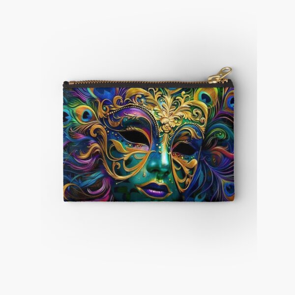 Item preview, Mardi Gras Mask Wall Art | New Orleans Carnival Decor Print designed and sold by GSizzle1.