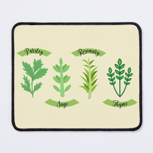 Item preview, Parsley Sage Rosemary Thyme Herb Garden Design | Cottagecore Kitchen Art designed and sold by Sachie's Studio.