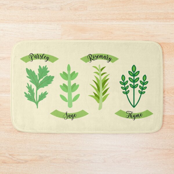 Item preview, Parsley Sage Rosemary Thyme Herb Garden Design | Cottagecore Kitchen Art designed and sold by Sachie's Studio.