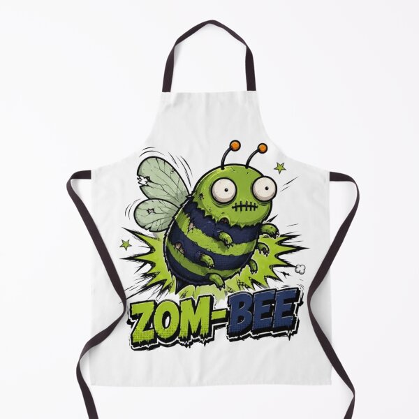 Item preview, Zom-Bee Creepy Cute Halloween Zombie Bee designed and sold by Nano-Threads.