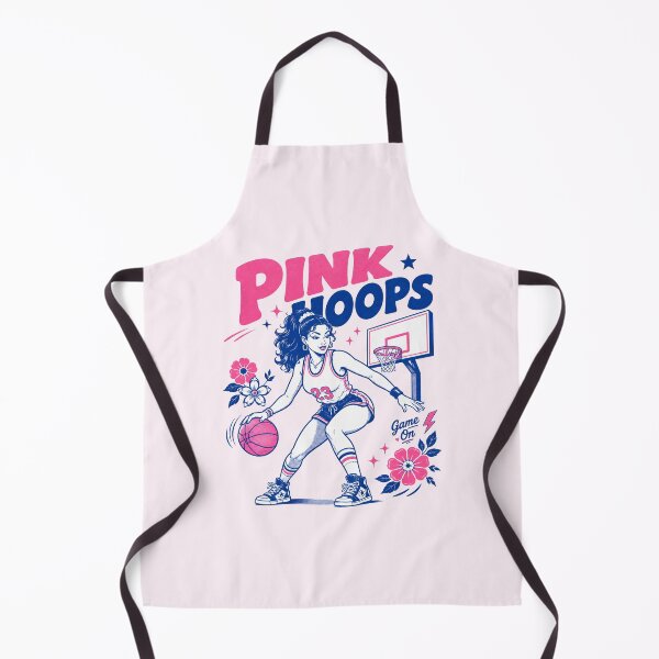 Item preview, Baloncesto con aros rosas, rosa pastel, estilo retro para niña designed and sold by olosra.