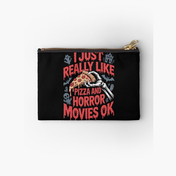 Item preview, I Just Really Like Pizza and Horror Movies OK Horror Fan designed and sold by Say It With Ink.