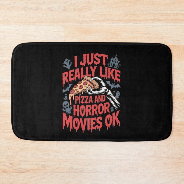 Item preview, I Just Really Like Pizza and Horror Movies OK Horror Fan designed and sold by Say It With Ink.