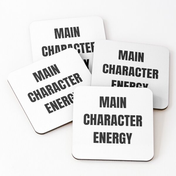 Item preview,     Main Character Energy  designed and sold by     Pink Chaos Club.