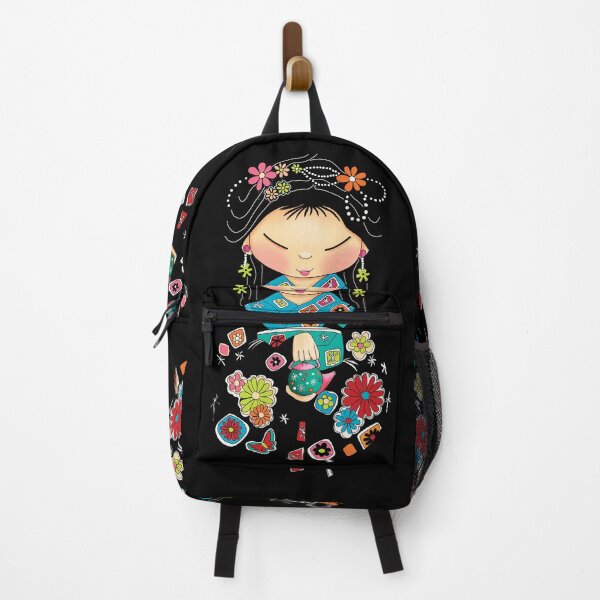 Item preview, Little Green Teapot Kawaii Geisha Girl Tea Ceremony designed and sold by Karin Taylor.
