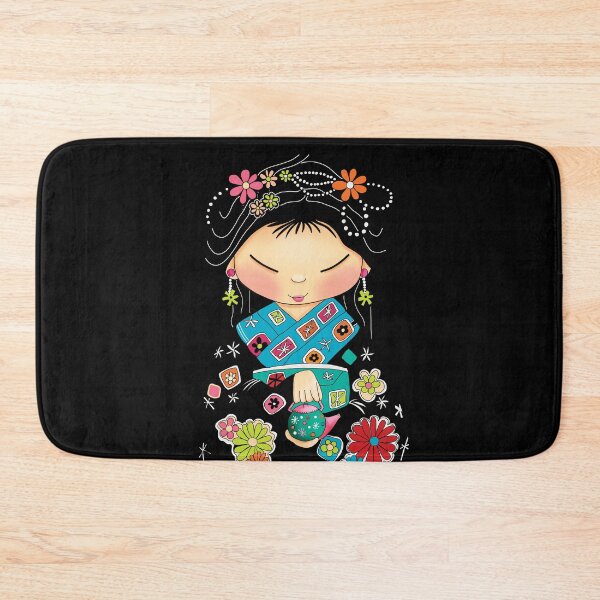 Item preview, Little Green Teapot Kawaii Geisha Girl Tea Ceremony designed and sold by Karin Taylor.