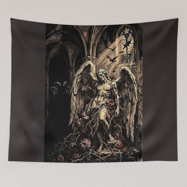 Item preview, Epic Dark Fantasy &amp; Gothic Cathedral Wall Art (3:4) designed and sold by Cyber-ART-Studio.