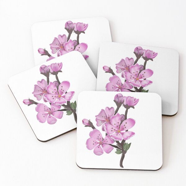 Item preview, Artisan Cherry Blossom Watercolor Branch Sticker designed and sold by altastudio.