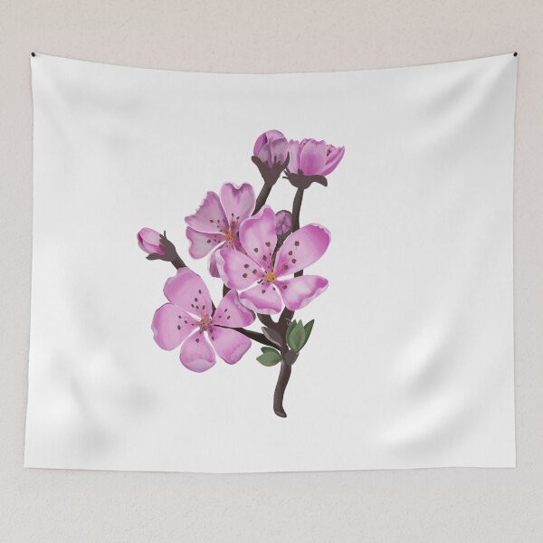 Item preview, Artisan Cherry Blossom Watercolor Branch Sticker designed and sold by altastudio.