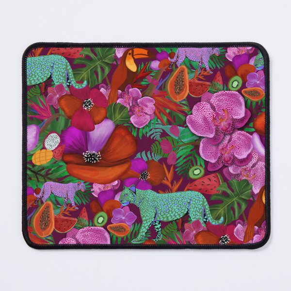 Item preview, Sultry Magenta Tropical Cheetah Jungle designed and sold by Lacey Stonesifer.