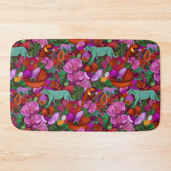 Item preview, Sultry Magenta Tropical Cheetah Jungle designed and sold by Lacey Stonesifer.