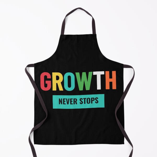 Item preview, Growth Never Stops | Motivational Growth Mindset Quote | Personal Development & Classroom Office Decor designed and sold by No Excuses .